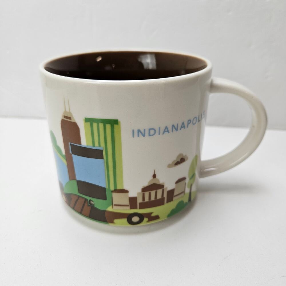 Starbucks‎ 2013 You Are Here Indianapolis 14oz Coffee Mug Collection Indiana